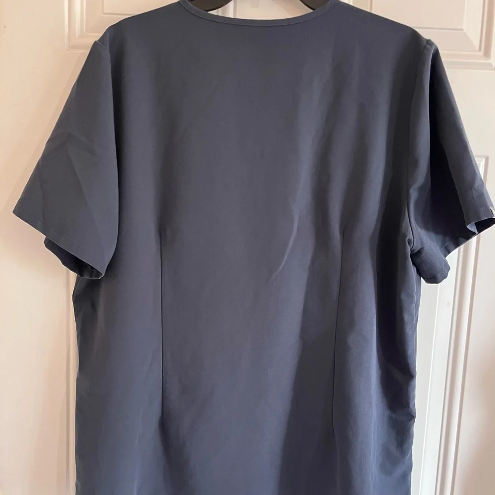 FIGS Zamora Scrub Set Jogger Pants & Shirt Top Night Sky Blue Women 2XL Medical - Picture 13 of 16